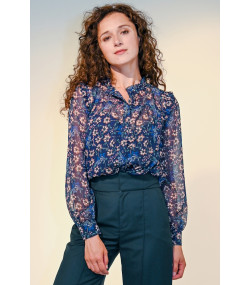 Blouse Lisemay Bleu nuit - Suncoo