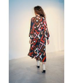 Robe Chelby tabac - Suncoo